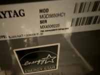 Maytag LG WD100CV image