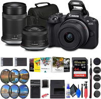 Canon EOS R50 RF-S18-45mm F4.5-6.3 IS STM & RF-S55-210mm F5-7.1 IS STM Lens Kit (Black) image