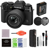 Fujifilm X-T50 Body, Black with XC15-45mmF3.5-5.6 OIS PZ Lens Kit image