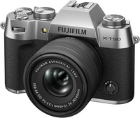 Fujifilm X-T50 Body, Silver with XC15-45mmF3.5-5.6 OIS PZ Lens Kit image