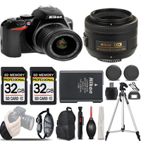 Nikon D3500 dslr camera with 18-55mm lens image