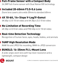 Panasonic LUMIX S5|4K Mirrorless Full-Frame |L-Mount | LUMIX S 20-60mm F3.5-5.6 Lens – (DC-S5KK) image