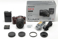 Panasonic Lumix gf3 dmc-gf3w brown image