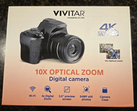 Vivitar 10x Optical Zoom 4K Ultra HD Digital Camera image