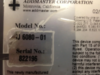 Addmaster Ij6080 image