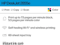 HP DeskJet 2855e All-in-One Printer image