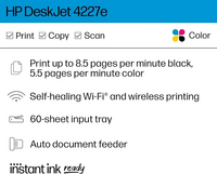 HP DeskJet 4227e All-in-One Printer image