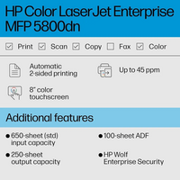 HP Color LaserJet Ent MFP 5800dn image