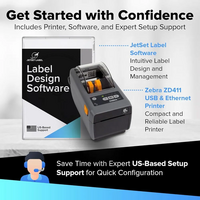 JetSet Label USB & Ethernet Connectivity image
