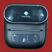 Phomemo Black Printer+1 Roll Sticker image
