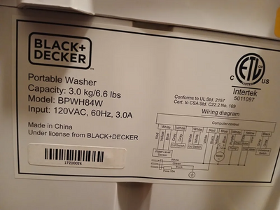 BLACK+DECKER Bpwh84w Image