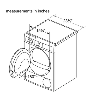 Bosch 800 series wtg865h4uc Image