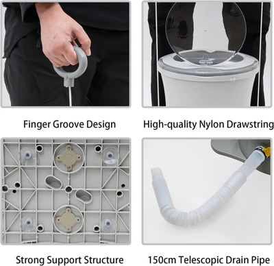CNCEST Mini Manual Dehydrator Washing Machine Image