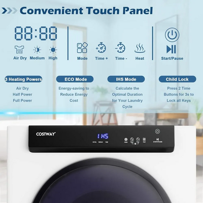 COSTWAY Compact Portable Dryer Image
