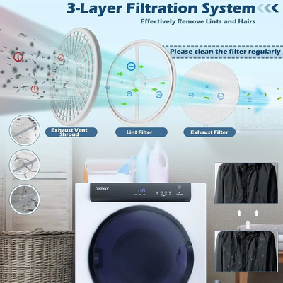 COSTWAY Compact Portable Dryer Image