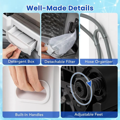 COSTWAY Portable Washing Machine Image