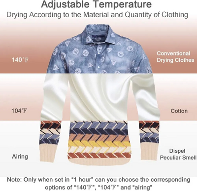 COSTWAY 1700W Electric Portable Clothes Dryer Image