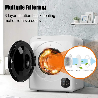COSTWAY 1700W Electric Portable Clothes Dryer Image
