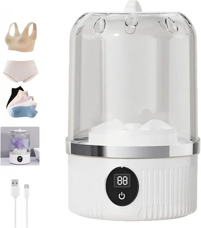 CRIVERY Portable Automatic Mini Washing Machine Image