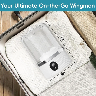 CRIVERY Portable Automatic Mini Washing Machine Image