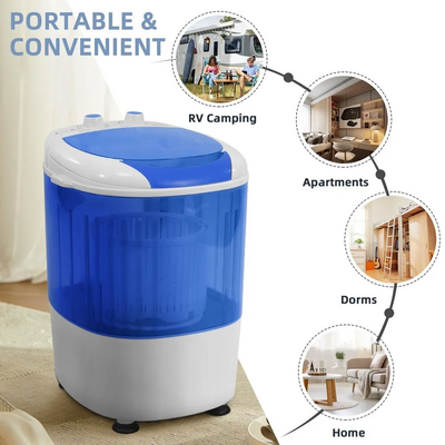 Elevon Portable Mini Washing Machine With Spin Dryer Image
