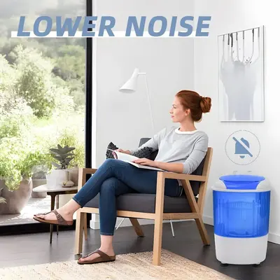 Elevon Portable Mini Washing Machine With Spin Dryer Image