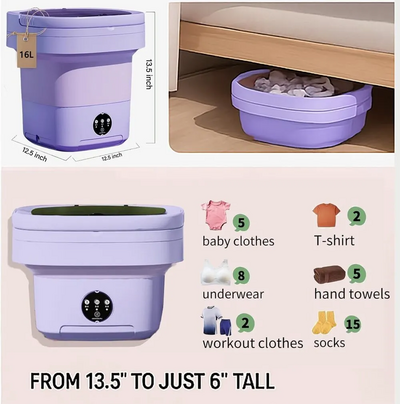 Emovovalue Foldable Washing Machine SET Image