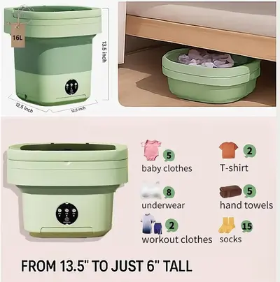 Emovovalue Foldable Washing Machine SET Image