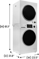 Equator Advanced Appliances EW 826 & ED 850 S White Image