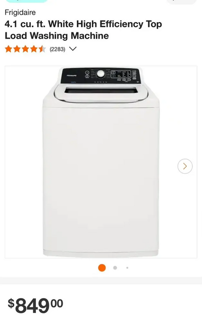 Frigidaire FFTW4120SW Image