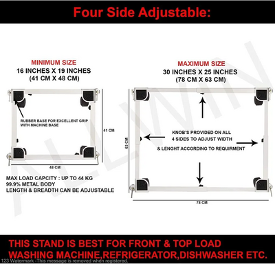 Generic Washing Machine Base Stand Image