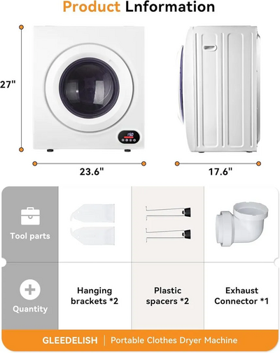 Gleedelish Full size clothes dryer Image
