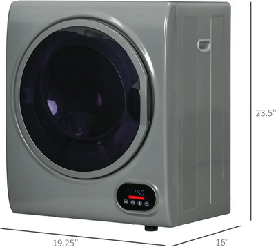 HOMCOM 1.5 cu.ft. Charcoal Gray Image