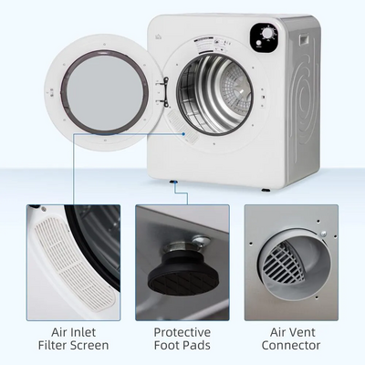 HOMCOM 3.22 cu.ft. White Image