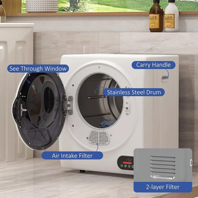 HOMCOM 1.5 cu.ft. White Image