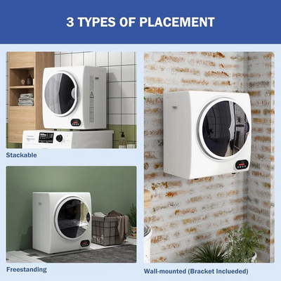 HOMCOM 1.5 cu.ft. White Image