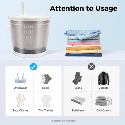 JAYGOVAN Mini Portable Washing Machine Image
