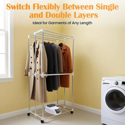 LARIDEN 1500W 110V Portable Clothes Dryer Image