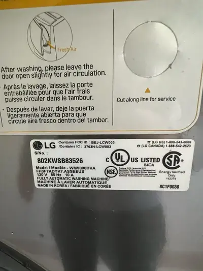 LG WM9000HVA Image
