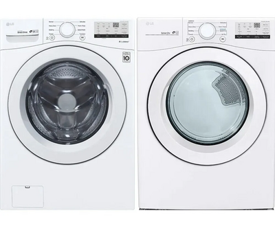 LG Wm3400cw &  dryer d3401w Image