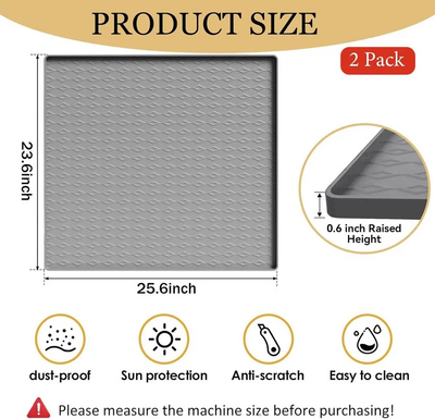 LKYLIVE 2x Silicone Rubber Mat Image