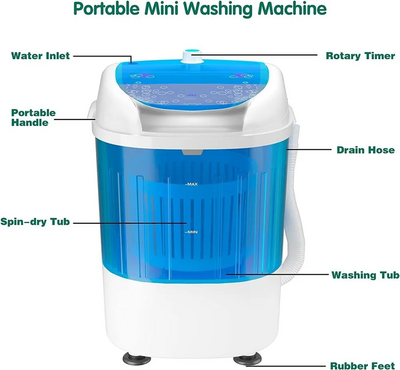 MEDIMALL Portable Washing Machine Image