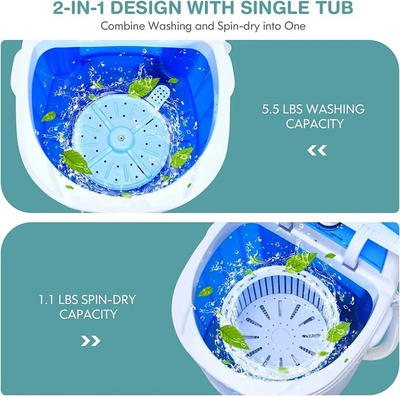 MEDIMALL Portable Washing Machine Image