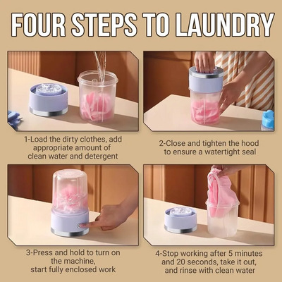 PLURECIL Portable Washing Machine Image