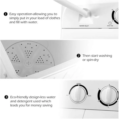 Renatone Portable Twin Tub Washing Machine Image