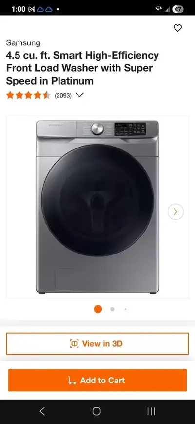 Samsung Wf45m5500ap Image