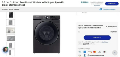 Samsung WF50R8500AV Image
