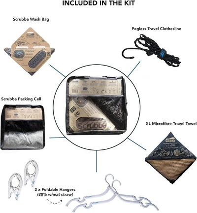 Scrubba Tactical Portable Wash Bag & Dry Kit Image