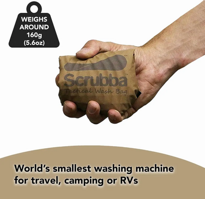 Scrubba Tactical Portable Wash Bag & Dry Kit Image