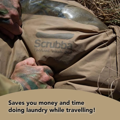 Scrubba Tactical Portable Wash Bag & Dry Kit Image
